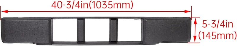 ECOTRIC Lower Grille Compatible With 2015-2017 Ford F-150 F150 Front Bumper Lowe gallery