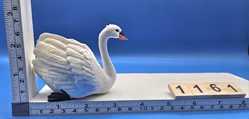 White Figure of Swans Toy Child Gift Plastic Figura Cisne Blanco Juguete Niño gallery