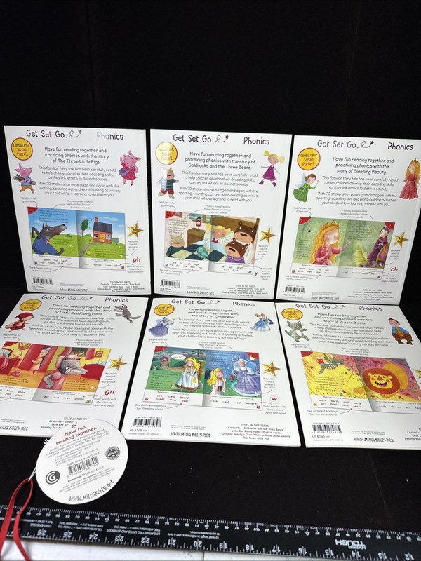 Learn To Read Phonics Set of 6 Myles Kelly Ages 5 to 7 gallery
