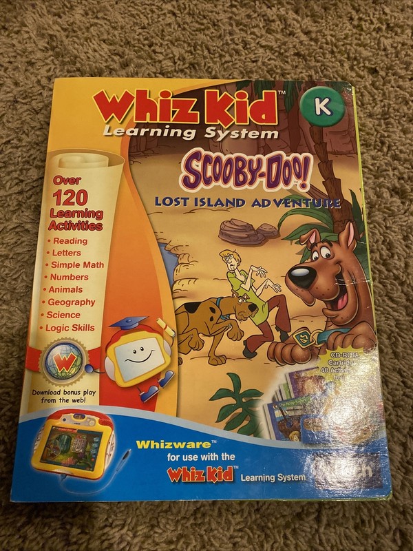 Whiz Kid Whizware VTech Learning System Scooby-Doo Lost Island Adventure