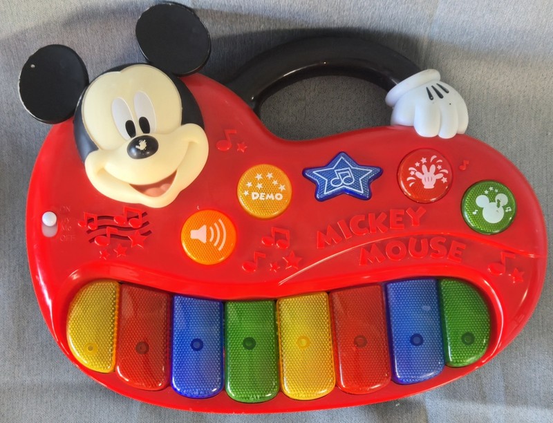 Mickey Mouse Clubhouse Song Teaching Keyboard Tested Works Free Shipping Great