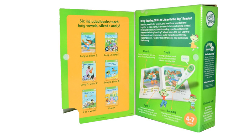 LeapFrog Tag & LeapReader Learn to Read Set 2 ~ Long Vowels ~6 Book Set - NEW gallery