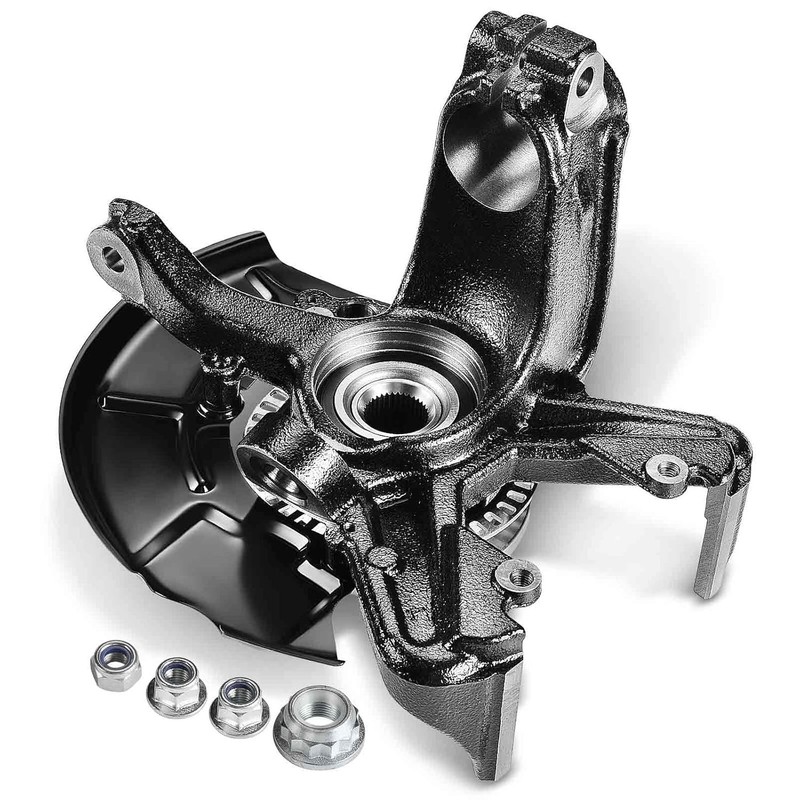 Front Left Steering Knuckle Wheel Bearing Hub Assembly Compatible Replacement