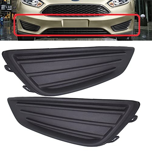 2 x Front Bumper Left + Right Bumper Fog Light Lamp Cover Trim Grille Grill