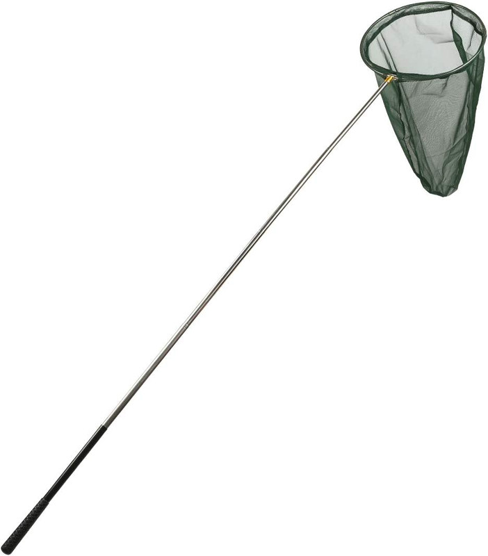 Professional Butterfly Net, 14" Ring, 26" Depth, 59-73" Telescopic Handle, Stain gallery