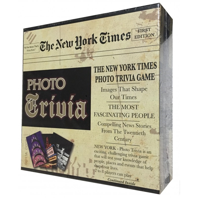 The New York Times Photo Trivia History Board Game Educational $40 gallery