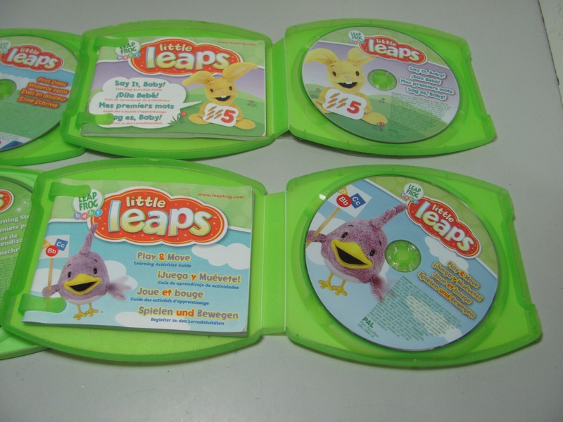 Leap Frog DVD Games For Baby Little Leaps Interactive As Shown Bulk Lot gallery
