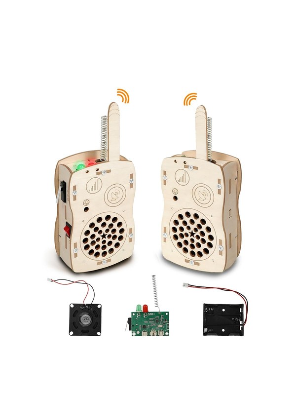 STEM Science Kits Toys DIY Walkie Talkie Kit for Kids Age 8-14, Science Proje…