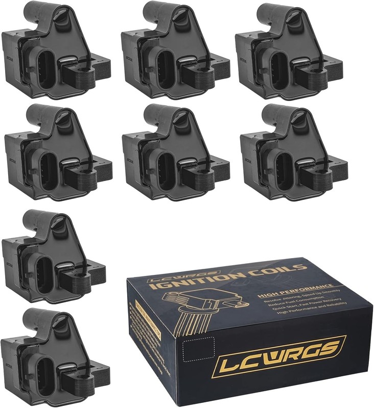 Set Of 8 Square Ignition Coils Chevy Silverado UF271 4.8 5.3