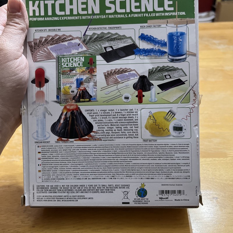 KIDZ LABS Kitchen Science Kit Fun Science Products NEW Open Box gallery