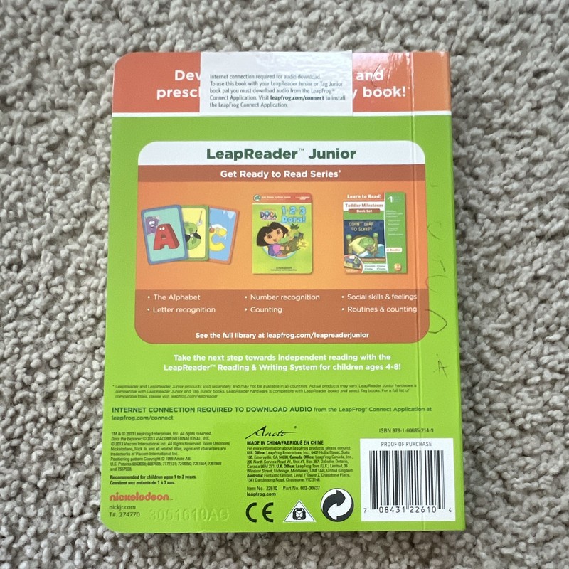 LeapFrog LeapReader Junior Get Ready to Read Team Umizoomi Shapes/Colors Book gallery