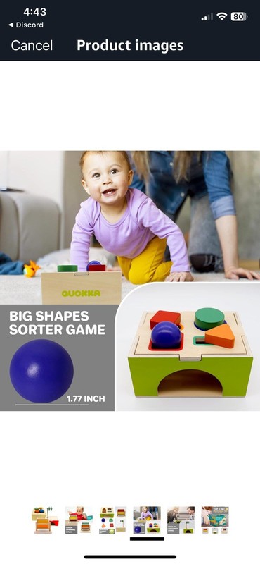 Montessori Wooden Play Kit Set For Toddlers Educational Toy for Ages 3 And Up gallery