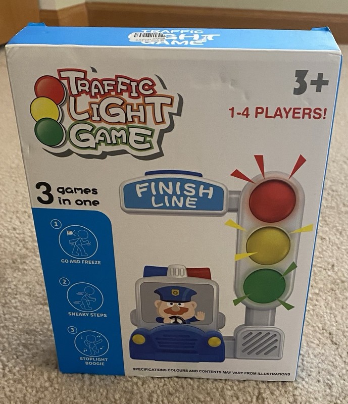 Traffic Light Game 1-4 Players 3+ 3 Games In One New in box boys and girls