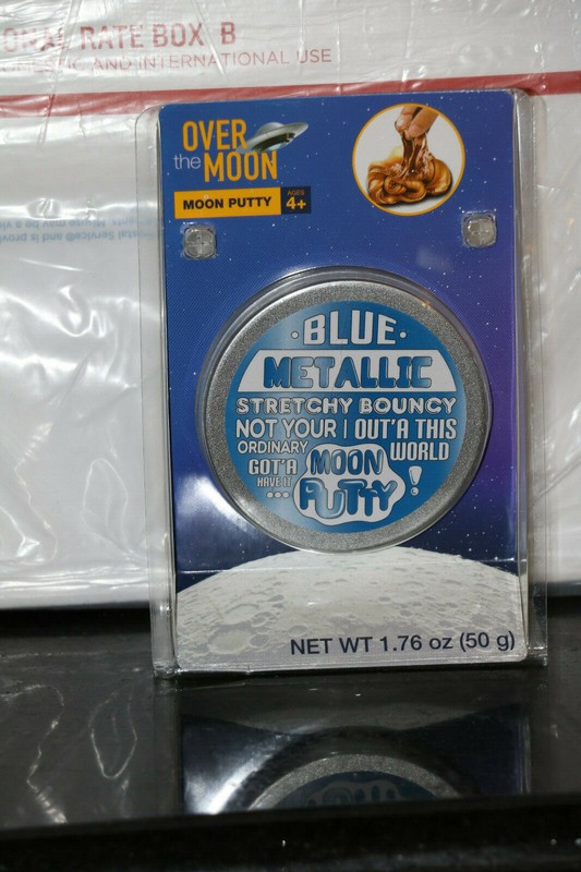 Over The Moon Moon Putty "Glow In The Dark, Silver, Blue, and Gold Metallic gallery