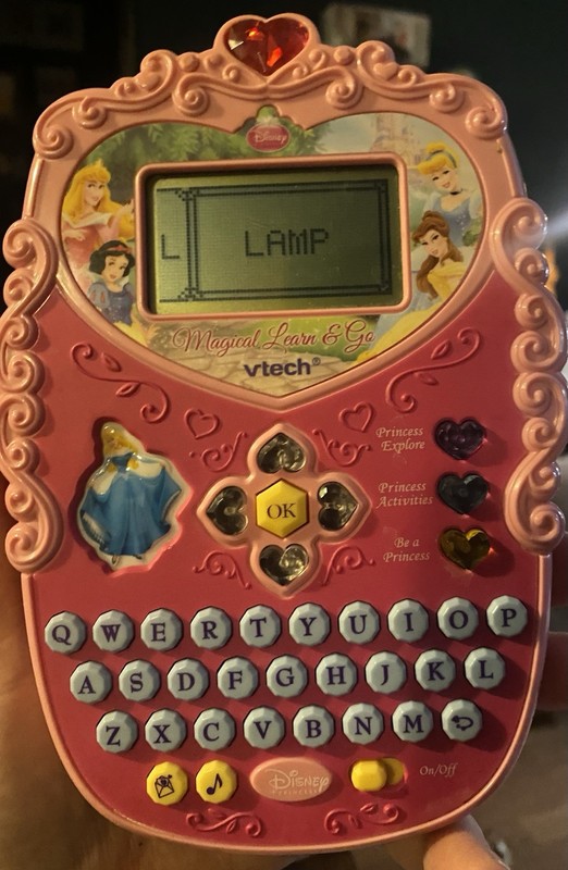 VTech DISNEY PRINCESS Magical Learn & Go Handheld Electronic Game ~ TESTED/WORKS gallery