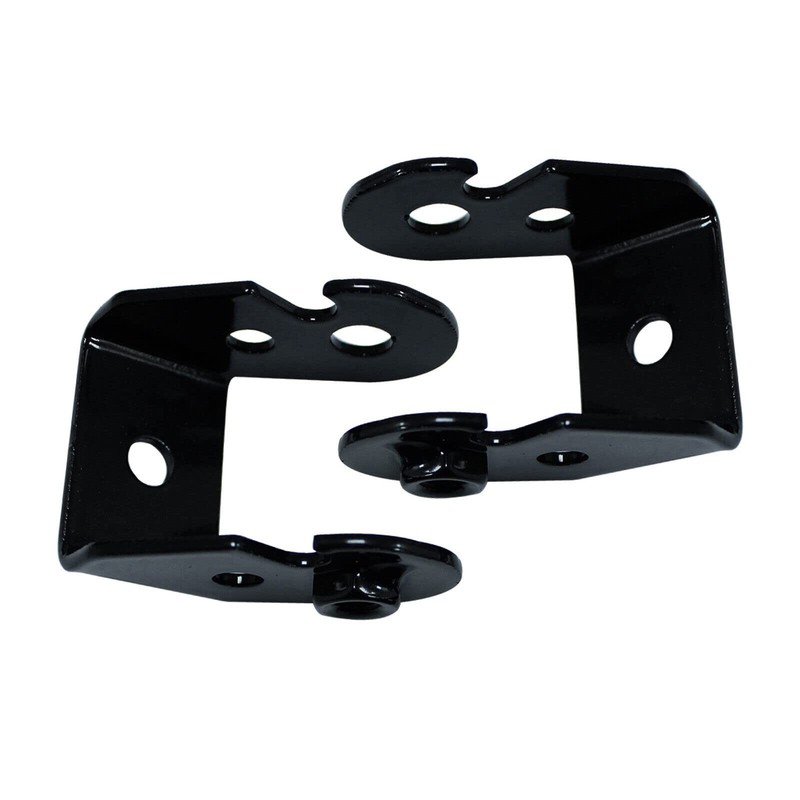 Pair(2) Headlight Mounting Brackets Mounts Compatible with 1987-2006 Black