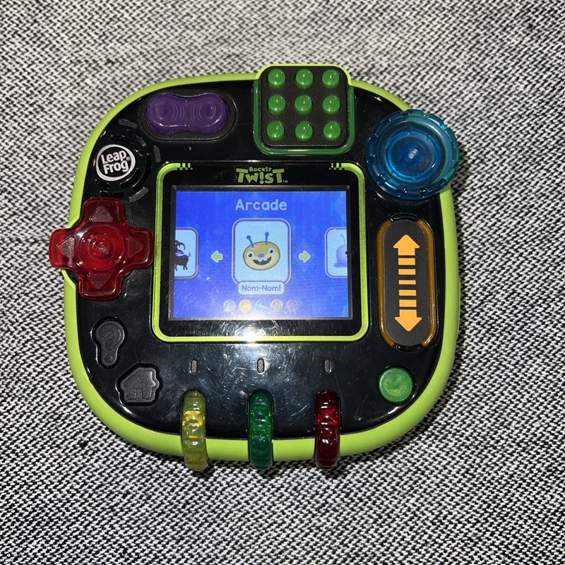 LeapFrog RockIt Twist Rotatable Educational Learning Game System Green Rocket