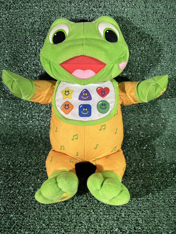 Baby Tad Leap Frog Hug & Learn Plush Talks & Sings Interactive TESTED WORKS