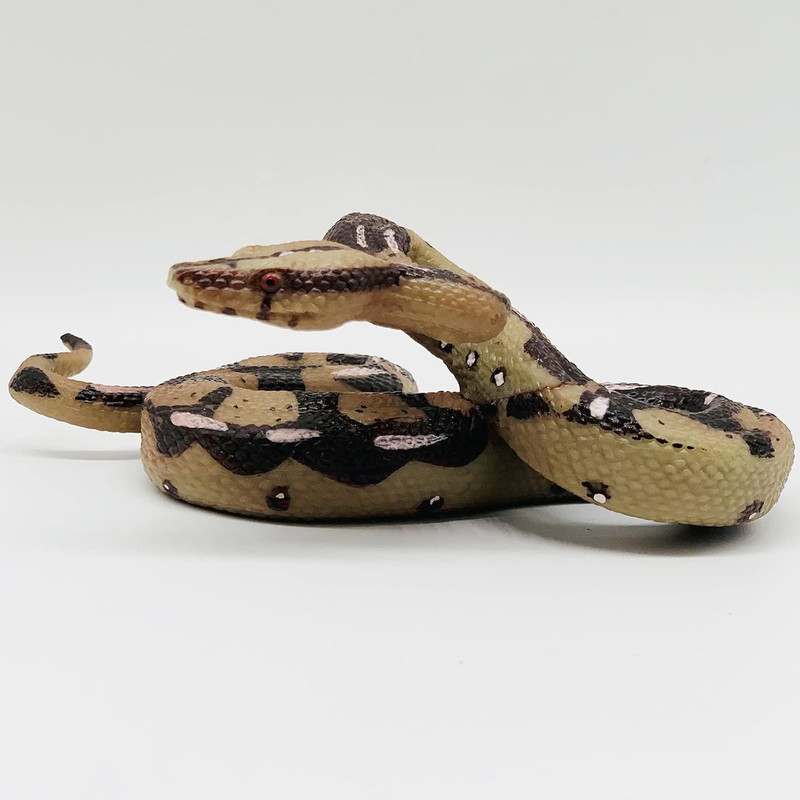 Snake Toys Scary Prank Boa Constrictor Python Animal Figures Gag Gifts Halloween gallery