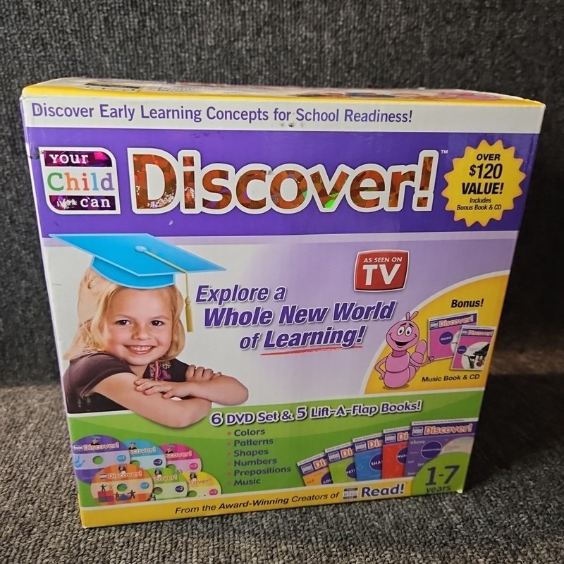 Your Child Can Discover! Deluxe Kit For Ages 1-7 Educational Learning
