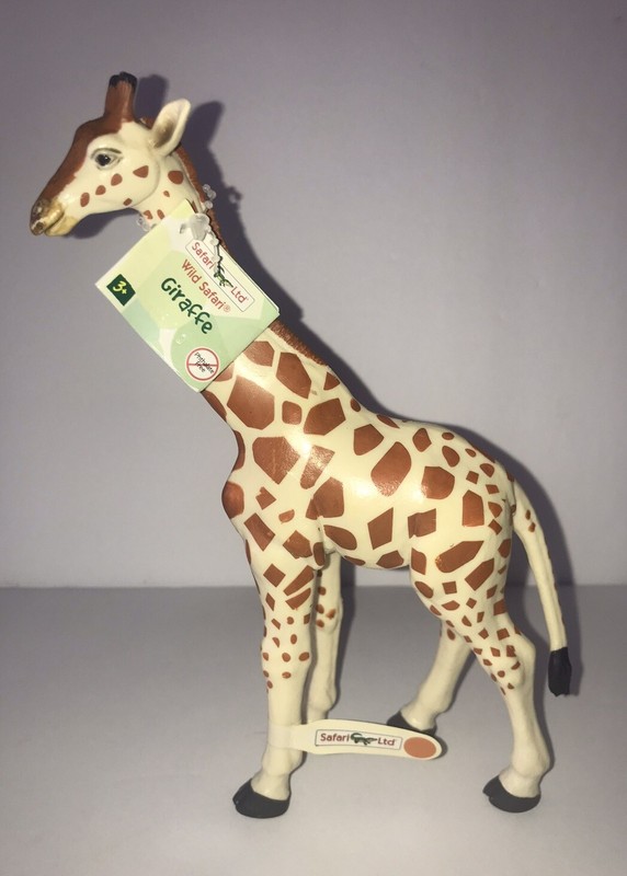 Vintage SAFARI LTD WILD SAFARI Giraffe Wildlife Educational Animal Figure 1996