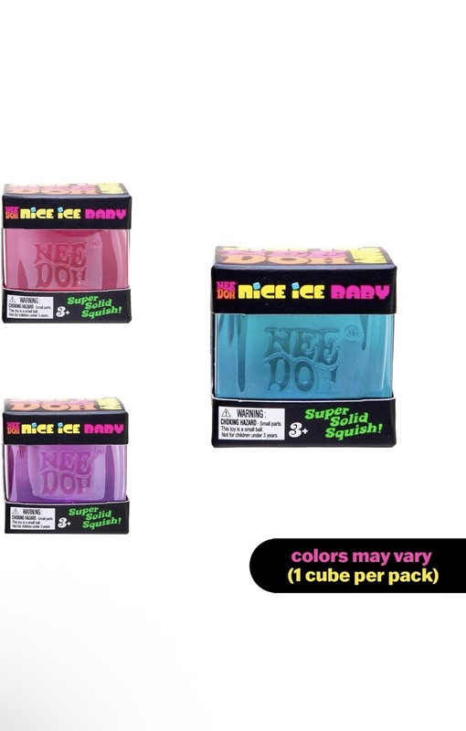 Needoh Nice Ice Baby Sensory Squeeze Toy Super Solid Squish 1.25 Free Shipping gallery