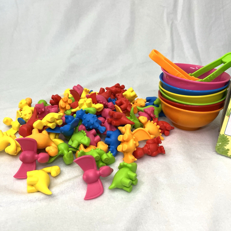 Coogam Dinos Color Counting Sorting Matching Pattern Toy - Math Manipulative gallery