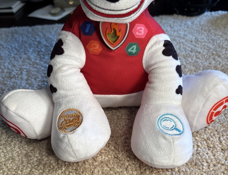 VTech Paw Patrol Marshall's Read To Me Adventure 12" Plush Stuffed Animal TESTED gallery