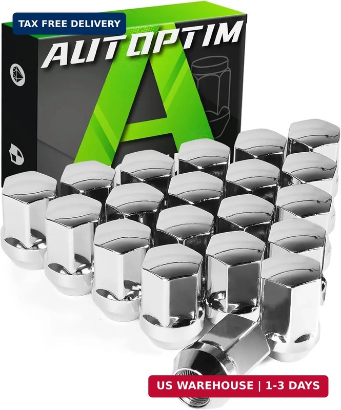 AUTOPTIM 9/16-18 OEM Lug Nuts – Replacement for 2002-2010 Dodge Ram 1500, 2006-2