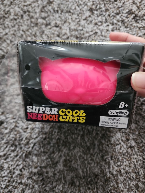 NeeDoh Super Cool Cats XL Giant Squishy PINK NeeDoh Cat TikTok VIRAL NIB