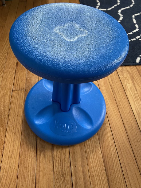 Kore Design LLC Wobble 14 Inch inch Chair. Blue Balancing Grade 1-2 Stool