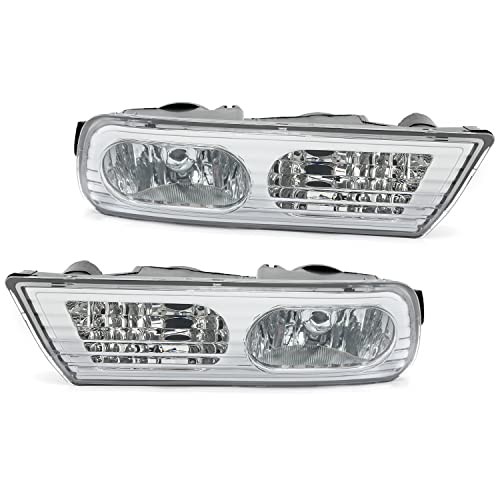 Fog Lights Assembly Compatible with 2007-2009 Honda Acura MDX Replacement Pair