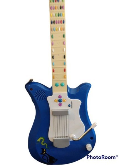 2008 Mattel I Can Play Guitar Plug N Play Guitar with 3 Cartridges gallery