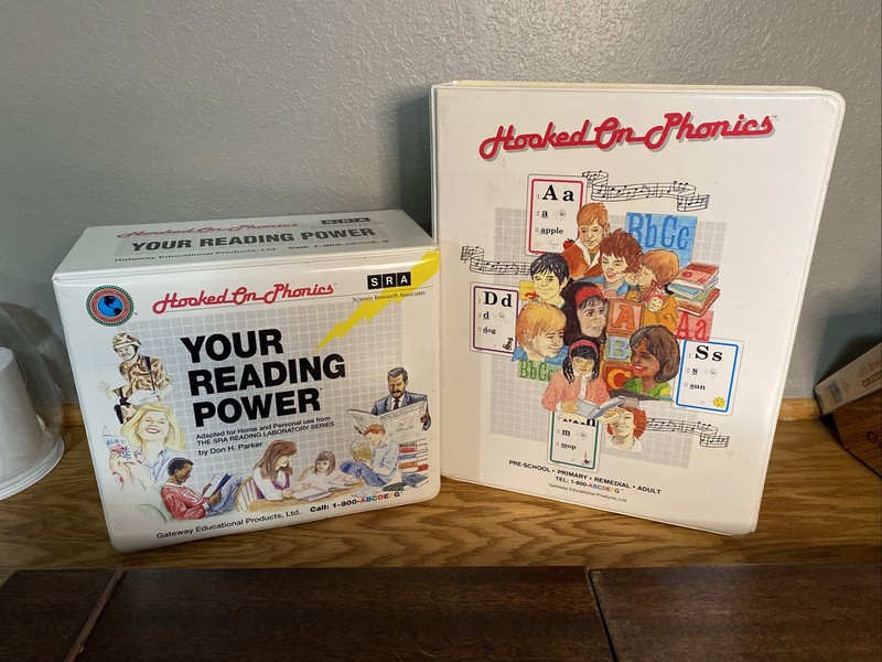 HOOKED ON PHONICS and SRA Reading Power Learn To Read Home School Books No Cards