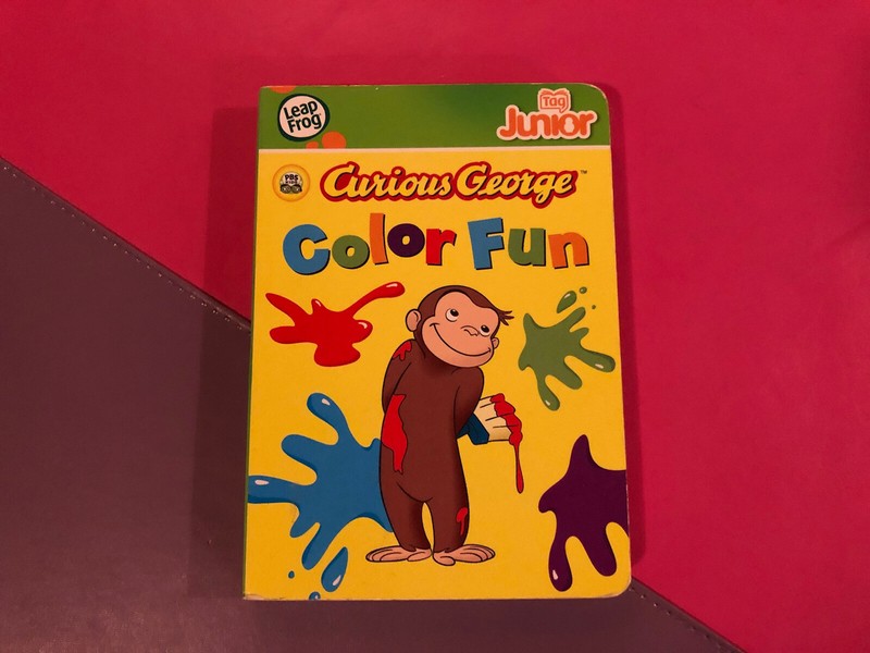 LeapFrog LeapReader Tag Junior Book — CURIOUS GEORGE COLOR FUN