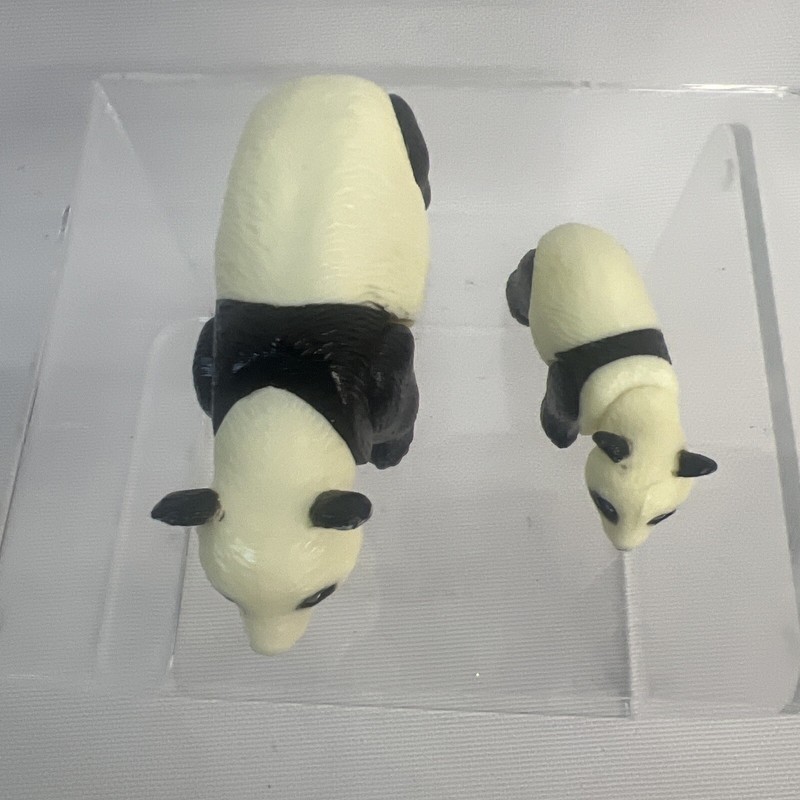K&M International Panda Bear mom and baby zoo animals pic figure set articulated gallery