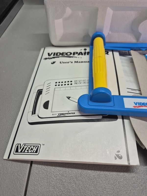 Vintage VTech VideoPainter TV Drawing Pad w/ Stylus - No Power Cord/RF Module gallery