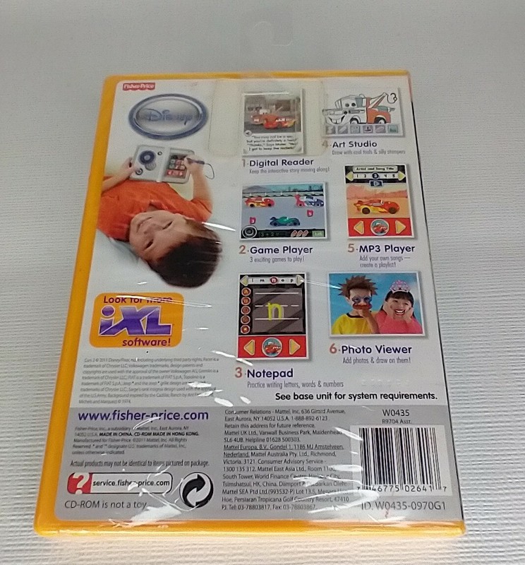 Fisher Price Pixar Cars 2 IXL Learning System Software 3-7yrs New gallery