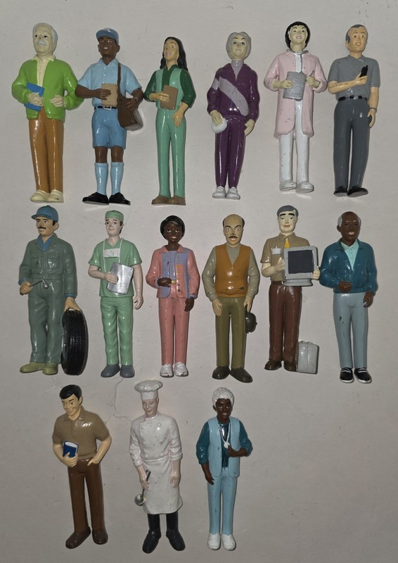 Lakeshore Learning PVC Community Helper Worker Figures Lot Of 15