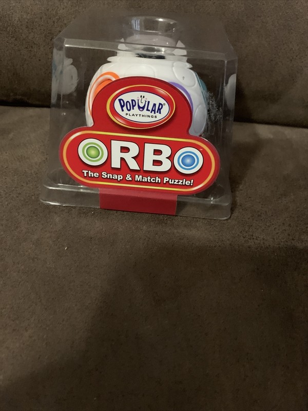 New Popular playthings Orbo Puzzle Snap and Match Toy, Braintesser puzzle