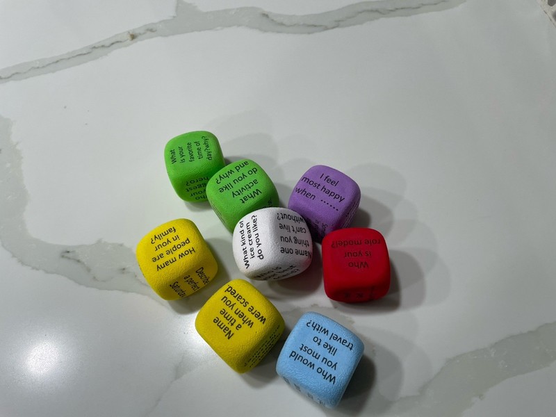 Conversation Cubes, Social Dice, Autism Therapy, Ice Breaker. Fun For All Ages! gallery