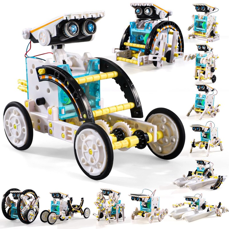 Lucky Doug Toys for Ages 8-13,12-in-1 STEM 11.54 x 7.24 x 2.64 inches, White