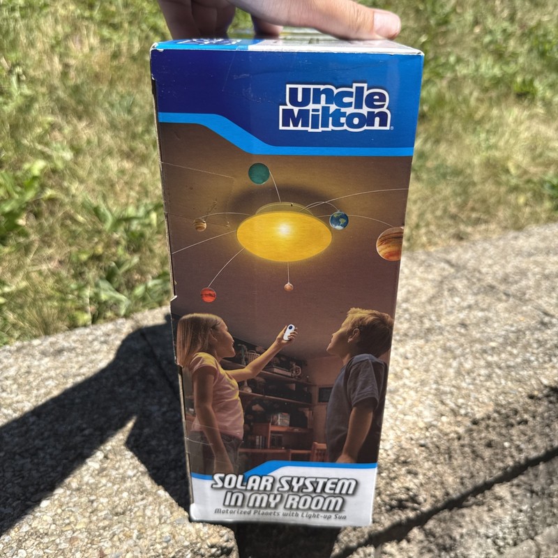 Uncle Milton Solar System In My Room Light Up Sun Motorized Ceiling Mount Remote gallery