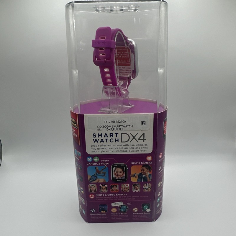 VTech KidiZoom Smartwatch DX4 - Purple: Sensory Development, Teaching Aid, gallery