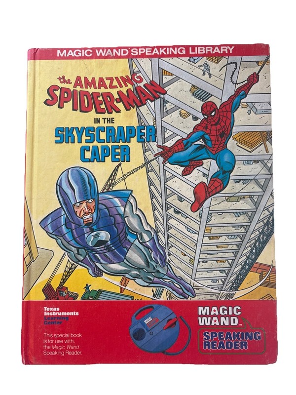 The Amazing Spider-Man Book• 1982 • Texas Instruments Magic Wand Speaking Reader
