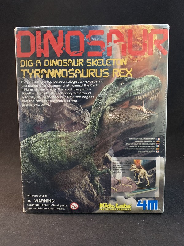 Kids Labs Dig a Dinosaur Skeleton Tyrannosaurus Rex by 4M