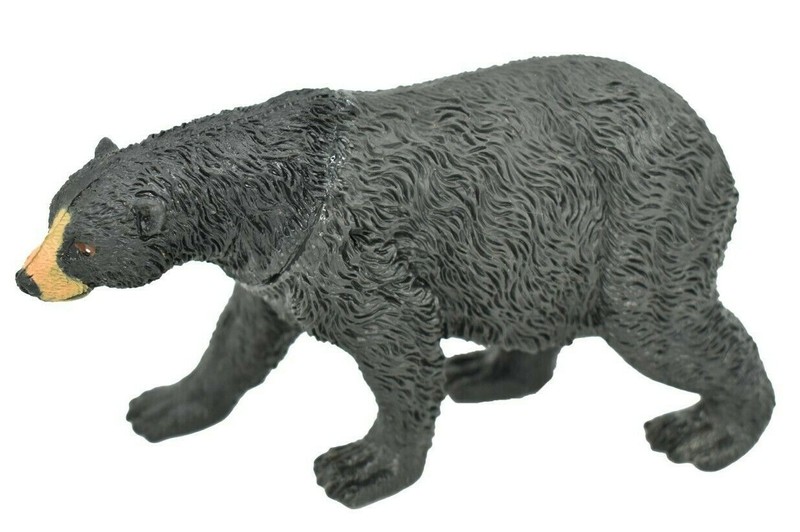 Black Bear, Plastic Replica 5 inches long 2 3/4 inches tall – F4338 B3