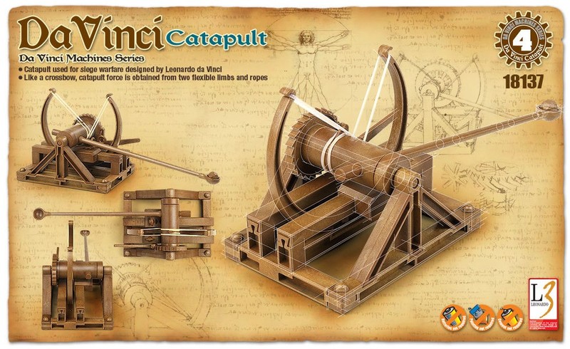 Academy 18137 Da Vinci Machines Series Catapult Kit