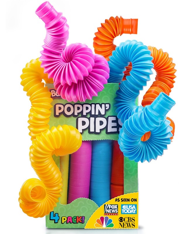 BUNMO Pop Tubes – Sensory Toys – Toddler Toys – Imaginative Play & Stimulatin…