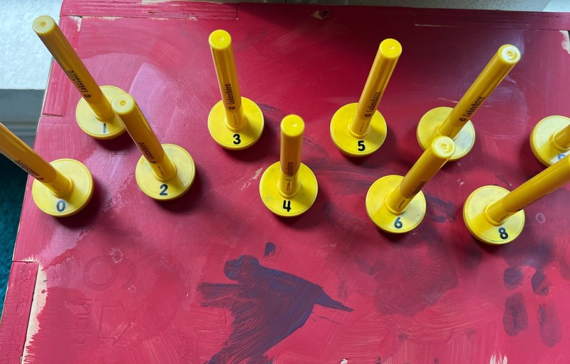 Lakeshore Playdoh stamper number set 0-9